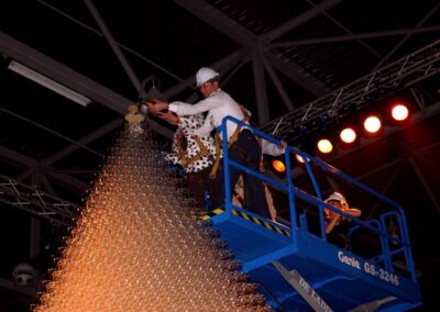 Champagne Tower Goes Record Big Final