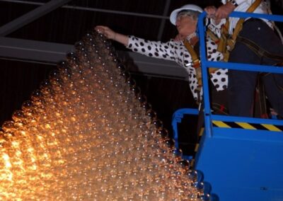 Champagne Tower Goes Record Final