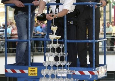 Record Champagne Tower Oberhausen Glass