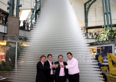 Record Champagne Tower Oberhausen Team