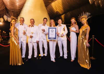 World Record Champagne Tower Dubai Certificate