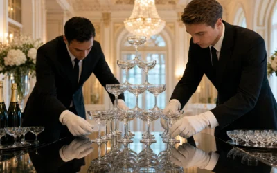 Champagne glasses pyramid mistakes that ruin the wow factor