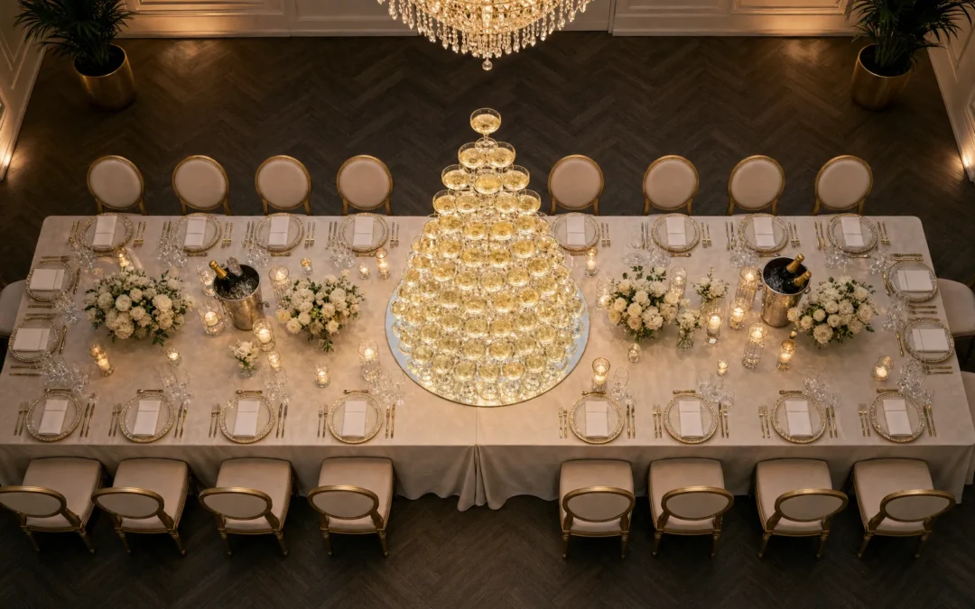 How many champagne tower glasses you really need
