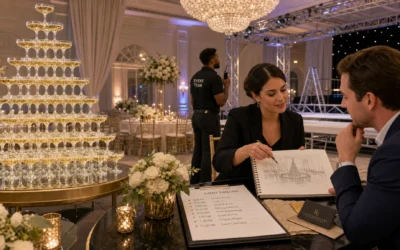 How to choose a champagne tower for your event