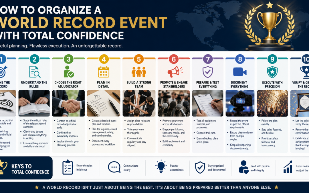 How to organize a world record event with total confidence