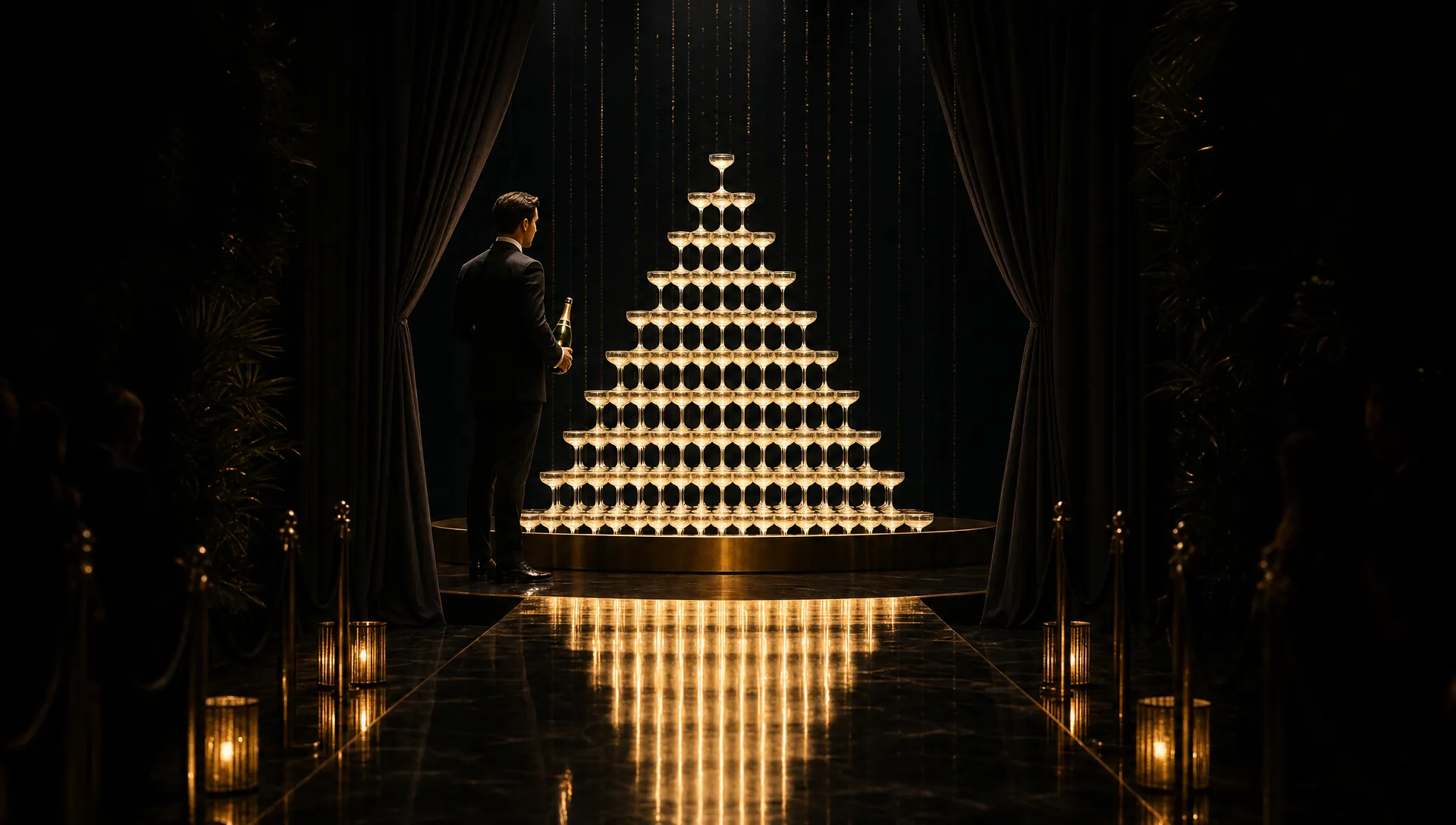 how-to-style-pyramid-champagne-glasses-for-a-premi-62e303b7-1786490234550 How to style pyramid champagne glasses for a premium reveal - Main Image